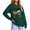 Green, variant on Mifsaly Womens Plus Size Halloween Sweatshirt Skull Pumpkin Graphic V Neck Shirts Spooky Vibes Classic Fall Festival Holiday Casual Wear