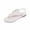 White, variant on ShiShine Womens Toe Post Flat Slingback Sandals Floral Embellished Elastic Strap Casual Beach Shoes