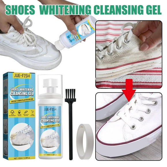 Up to 65% off SMihono Cleaning Supplies Shoes Whitening Cleansing Gel White Shoe Cleaner Portable Disposable Sports Shoe Cleaner Decontamination And Yellowing Foam Dry Cleaner 100ml