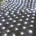 thumbnail image 3 of Guirnalda de luces LED de malla de red de 3 m/6 m/12 m, guirnalda de luces LED navideñas para exteriores, resistente al agua, para fiestas, jardines, bodas y decoración, 3 of 5