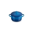 thumbnail image 1 of Cocotte Le Creuset Stoneware Mini Round 710mL Marseille Blue, 1 of 3