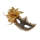 thumbnail image 3 of Moda Flor de lirio Cristal Diamantes de imitación Decoración Máscara facial de encaje veneciano para Halloween / Mascarada / Fiesta de disfraces (Dorado), 3 of 4