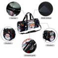 thumbnail image 2 of Santa Claus Large Capacity Sports Bag with Interior Zipper Pocket - Luggage, Basketball, Weekender, and Dance Use, 2 of 6