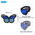 thumbnail image 2 of Uxcell 10 Pcs Parche de Hierro en Forma de Mariposa, Parche Decorativo para Coser, 1.7"Lx1.1"W, Azul Oscuro, 2 of 6