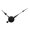 Black, variant on Precisions Timekeeping Movements For Clock Projects For 385mm Aluminum Alloy Hands