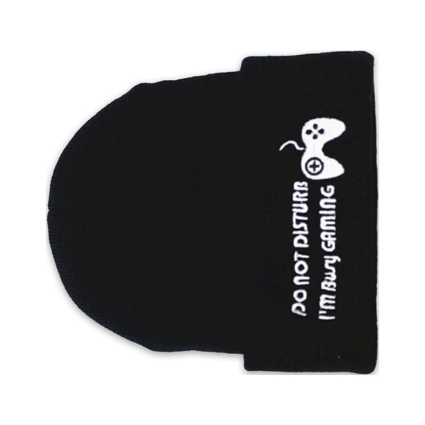 Minnieouse Gorros Beanie para hombres No molestar Durable Skull Caps Cuffed Knit Stretchable Headwear Suministros de ropa Esquí Día de San Sombreros