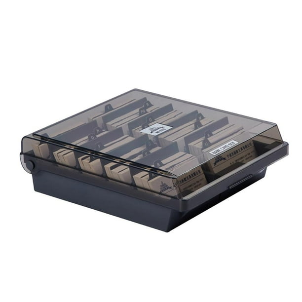 2 Pack Large Capacity Business Card Holder Box Business Card