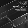 Clear Acrylic Wall Mounted Display Rack for DVDs, CDs, and Media ...