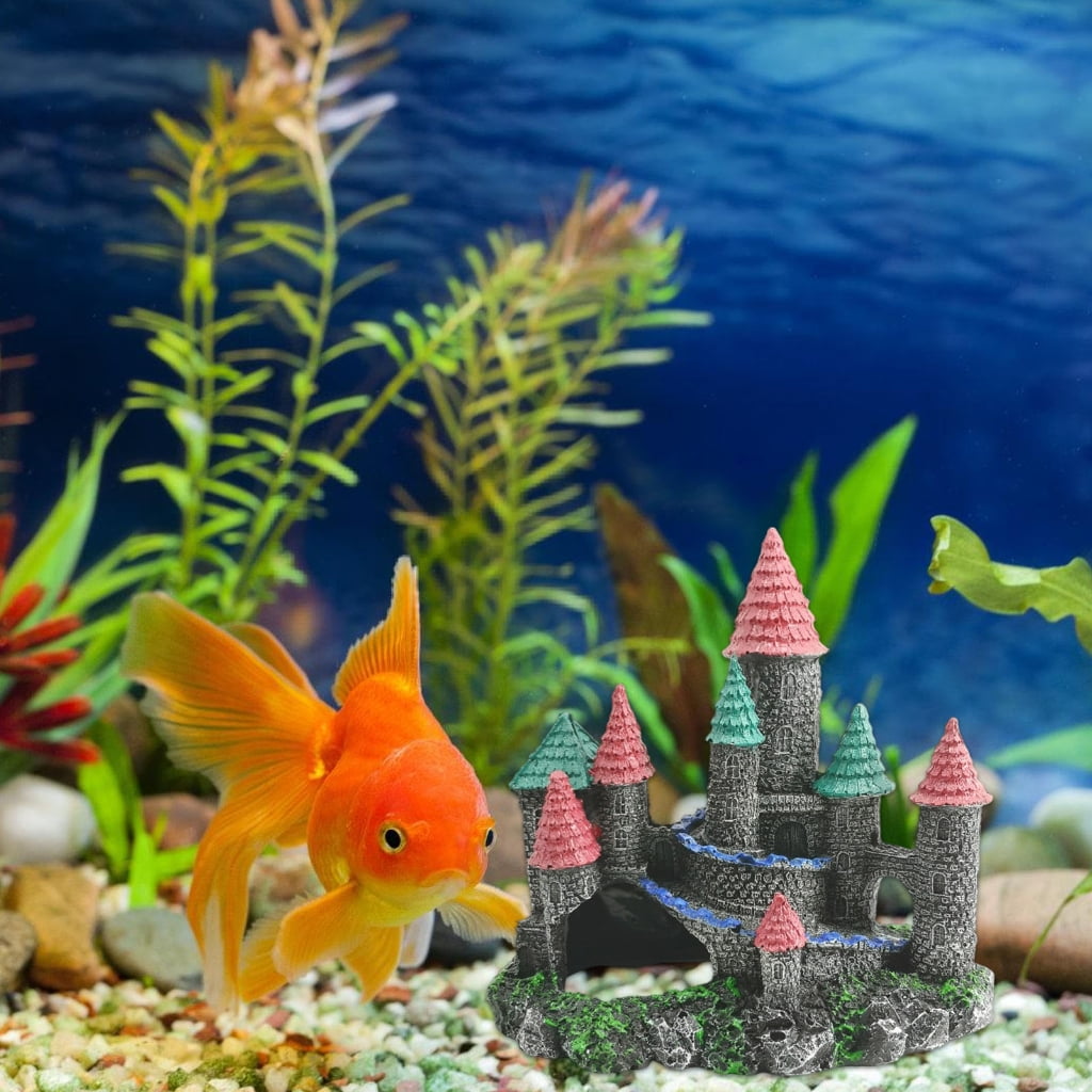 Aquariums Landscape Hideouts Fish Tanks Landscaping for Shrimp Breeding Landscape Ornaments Castles Craft