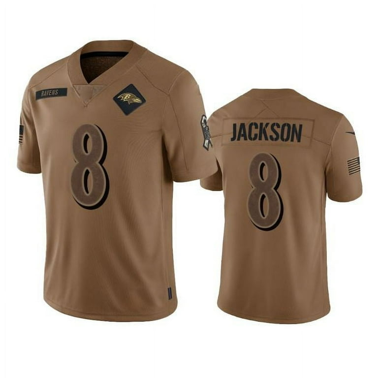 NFL Jersey Baltimore Ravens Men 89 Mark Andrews 8 Lamar Jackson 3 Odell Beckham Jr. 4 Zay Flowers 14 Kyle Hamilton Women Youth Custom Brown 2023 Salute To Service Limited Jersey Walmart