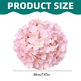 thumbnail image 3 of Clearance Under $1 Artificial Hydrangea Heads, Dense Realistic Flower Heads for DIY Arrangements, Light Pink, 3 of 6