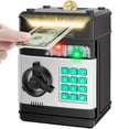 thumbnail image 1 of HLONK Interactive Youngsters‘ ATM Penny Bank with Password Lock - Automatic Cash & Coin Saver  Black Plastic Money Storage Box  Perfect Gift for Youngsters to Develop Saving Habits  Fun S, 1 of 6