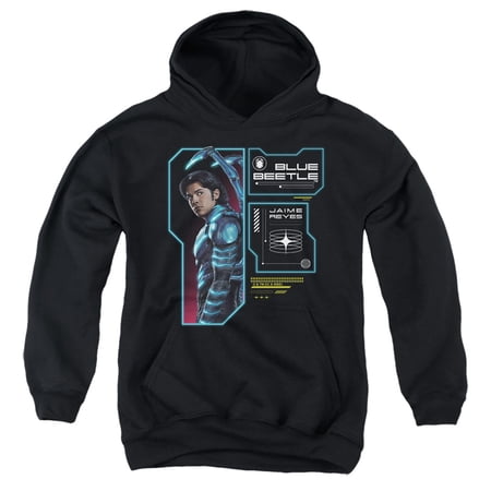 Blue Beetle (2023) Data Read Out Youth Kids Boy/Girls Pull-Over Hoodie