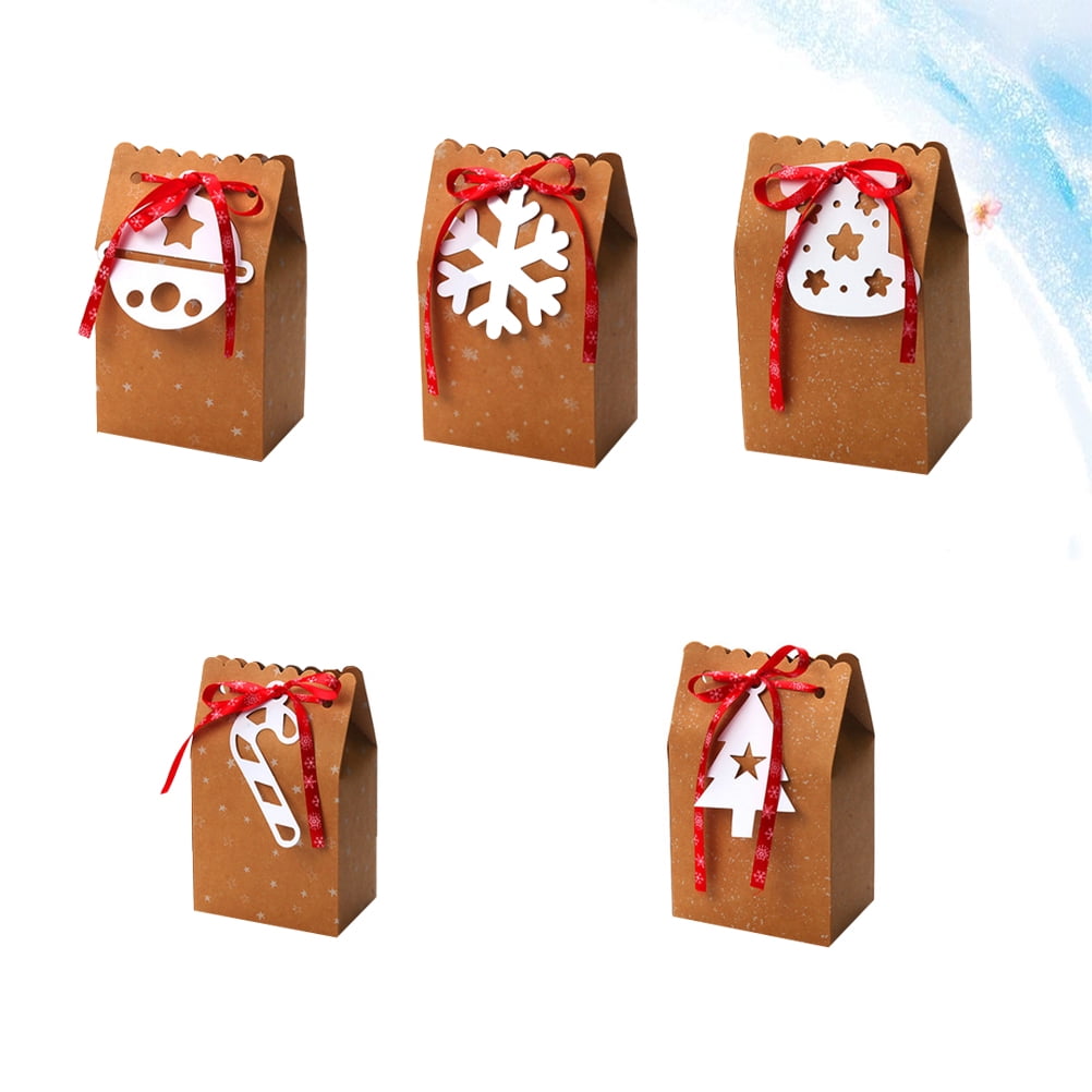5pcs Christmas Gift Wrapping Paper Diy Gift Box Packaging Papers