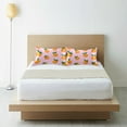 thumbnail image 6 of Yayeee Pillowcase Queen Size Set of 2 Satin Wrinkle Resistant Pillow Case, Cartoon Oranges, 6 of 8