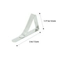 thumbnail image 2 of AQITTI Tablecloth Clips 12 Packs Clips Flexible Stainless Steel Table Cloth Cover Clamps Table Cloth Holders Ideal for Picnics Graduation Party, 2 of 3