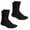 Black, variant on Jefferies Mens Socks Merino Wool Cold Weather Thermal Crew Boot 2 Pack