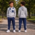 thumbnail image 2 of RBX Boys Jogger Set - Thermal Sports Hoodie and Tricot Joggers Athletic Outfit Set 4 Piece, 2 of 7