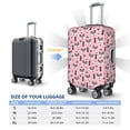 thumbnail image 6 of Daiia Cute Fox Pink Tree Luggage Cover, Thickened Washable Travel Luggage Covers, Elastic Unique Baggage Covers for 18-20 inch Luggage-Large, 6 of 9