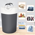 thumbnail image 5 of Large Laundry Hamper With Long Reinforced Handles, Collapsible Freestanding Clothes Hamper, Basket for Bedroom Bathroom Storage Containers for Home, 5 of 6