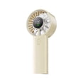 thumbnail image 3 of Lunxisen 1 Pcs Portable Handheld Fan Rechargeable USB Personal Cooling Fan with LED Display for Travel Office Outdoor Use, 3 of 9