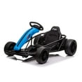 thumbnail image 1 of VOLTZ TOYS 24V Electric Drift Go Kart for Kids, Ride On Racing Car with Dual Motors, Safety Belt, 8 MPH Max Speed, Blue, 1 of 9
