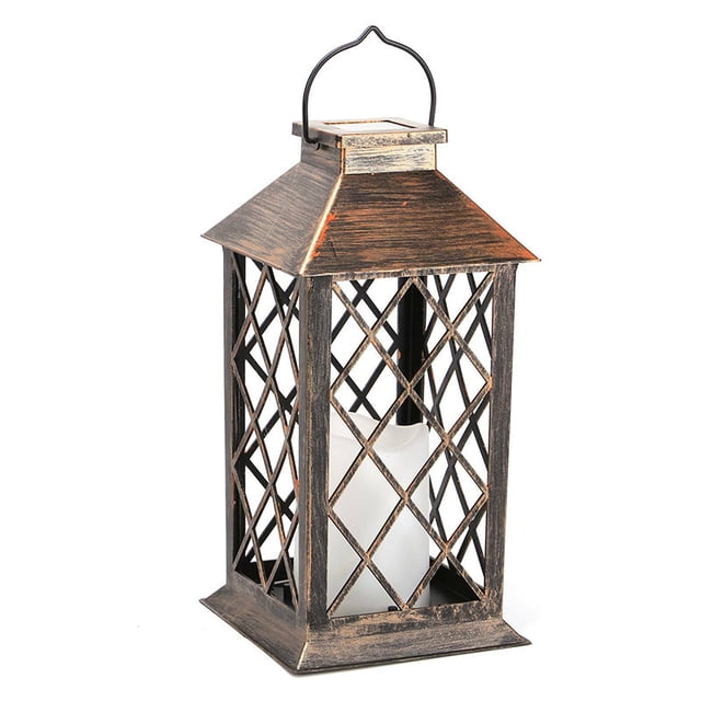 Farol De Vela Parpadeante Led Con Energía Solar, Impermeable, Colgante, Luz De Jardín Al Aire Libre Advancent HA021741-00