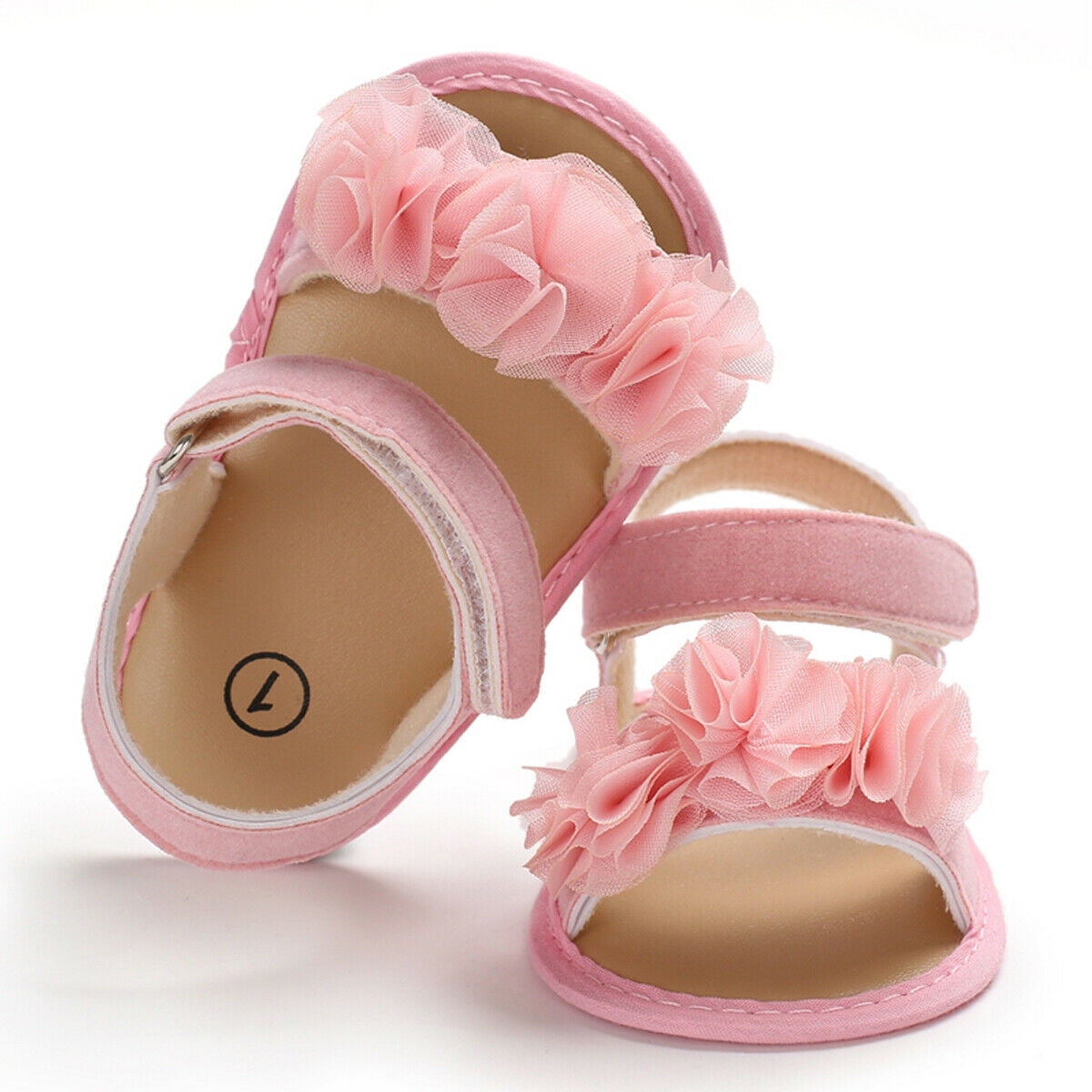 peach color shoes for baby girl