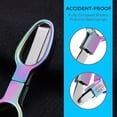 thumbnail image 6 of 2PCS Folding Scissors, Stainless Steel Safety Portable Mini Travel Small Scissors, Foldable Pocket Badge Scissor, Suitable for Travel, Home, Office, Craft, Sewing, Nurse Accessories, 6 of 6