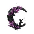 thumbnail image 2 of Crescent Garland Halloween Simulation Plant Rattan Garland Decorative For Gift Black, 2 of 5