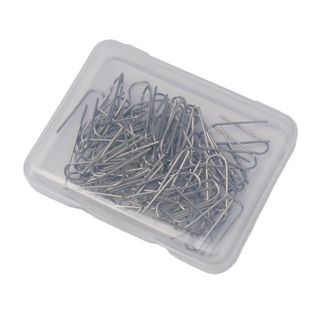 BTOER 50/100/200pcs High Temperature Nichrome Wire Jump-Rings 21 Gauge U-Shaped Ceramic Hanging Hook For Pendant Jewelry