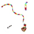 thumbnail image 4 of Repuesto de varita interactiva para gatos en forma de serpiente Unique Bargains, accesorio de recarga arcoíris-1, 4 of 7