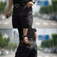 thumbnail image 7 of Lumtrix Cargo Pants For Men Construction Hiking Work Pants Lightweight Breathable Travel Pant With Multi Pockets Black M, 7 of 7