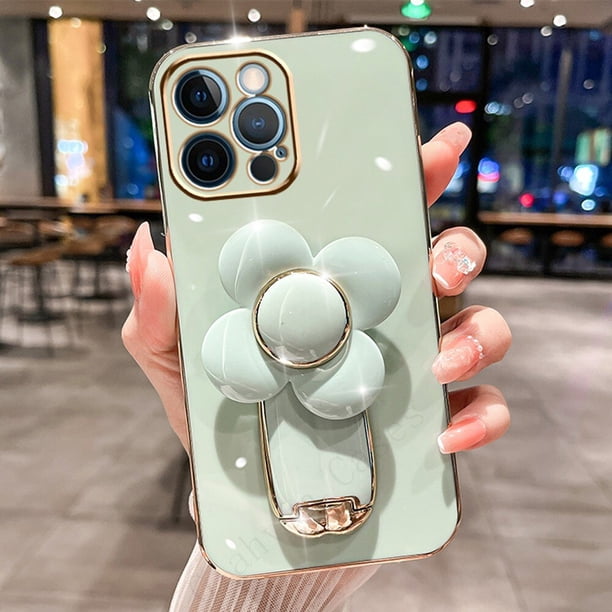 Funda giratoria con soporte de molino de viento para móvil, carcasa con correa para iphone 14, 12 Pro Max, MiNi, 11, 13 Pro, X, XS, XR, 6 S, 7, 8 Plus, SE Fivean unisex