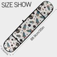 thumbnail image 3 of Dailycode Double Sided Oven Mitt with Loop Heat Resistant Kitchen Long Potholders 7" x 35" Cartoon Space Rockets and Planets, 3 of 6