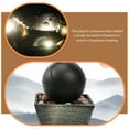 thumbnail image 3 of FUTUREORYY Desktop Decor Tabletop Fountain Assorted Color Pebble Waterfall Lighting For Adults 1 Set, 3 of 8