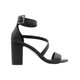thumbnail image 3 of Sandalia con tacón Exterior Piel Vegana Color Negro Para Mujer, 3 of 3