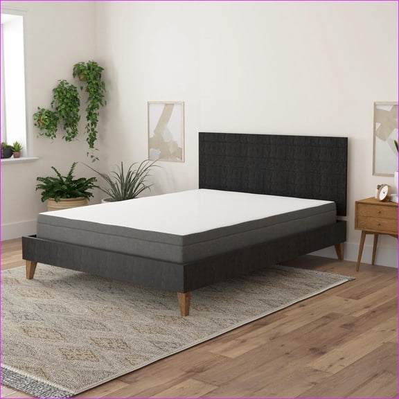 Mattresses, 8" Full Firm Gel-Infused Air Foam with Patented Edge Support | White | Foam