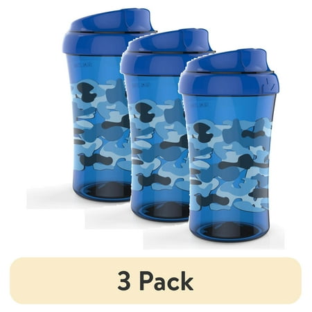 (3 pack) NUK Advanced Cup-like Rim Hard Spout Sippy Cup, 10 oz., 18+ Months, Unisex