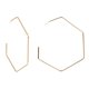 thumbnail image 2 of Pendientes de tuerca Yuyangstore Pendientes de tachuelas geométricos Aro dorado, 2 of 8
