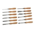 thumbnail image 3 of Carving Hand Chisel, Carbon Steel Blade Beech Handle Portable Hand Chisels 12Pcs Efficient With Wood Storage Box For Woodworking, 3 of 8