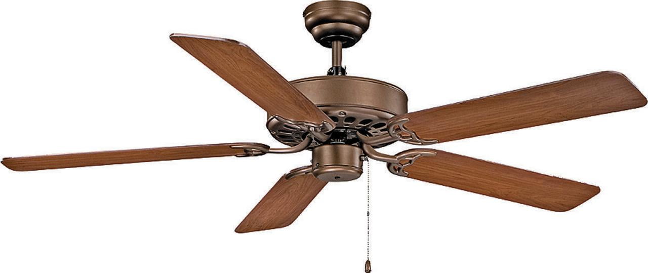 Boston Harbor Ceiling Fan, 120 Vac, 60 Hz, Bronze Housing, 1/2