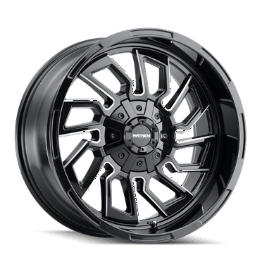 Mayhem Flywheel-8111 20X10 8X180 -19Et 124.1Cb Black W/Milled Spokes