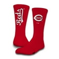 thumbnail image 2 of ISlide Cincinnati Reds Three-Pack Lifestyle Crew Socks Set, 2 of 4