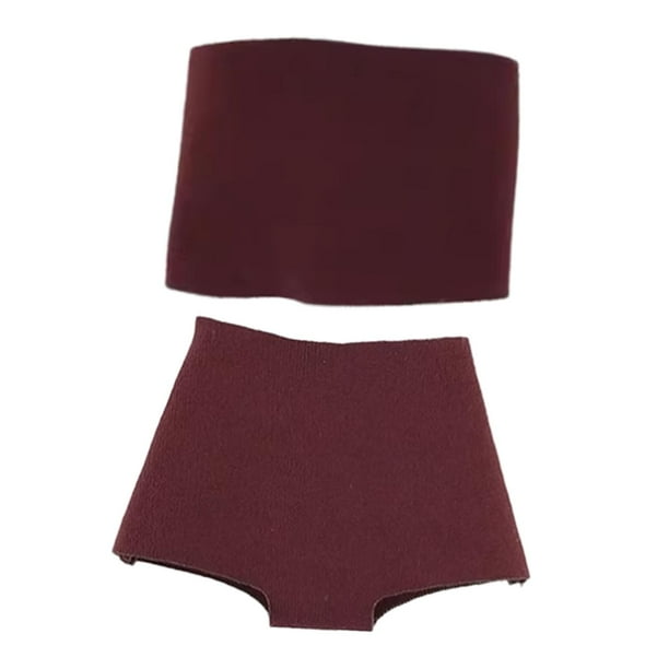 Figura de acción de accesorios de ropa de moda de colección de ropa femenina a escala 1/6 Rojo oscuro