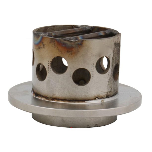 Fundición centrífuga de acero, campanas de fundición perdidas, artesanal de joyería, de anillos centrífugos, fundiciones artísticas, matraz perforado 2 pulgadas x 2 pulgadas