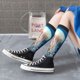thumbnail image 5 of Fotbe White Jellyfish Dansing in the Ocean Calcetas Divertidas Estampadas para Hombre y Mujer, Calcetas de Algodón hasta la Rodilla para Caminar, Correr, Enfermería y Embarazo, 5 of 6