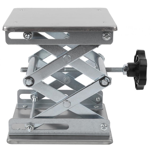 Soporte de elevación de laboratorio, mesa elevadora de acero inoxidable, soporte de plataforma de elevación de acero inoxidable, soporte de mesa de laboratorio, elevador de 15X19cm EOTVIA NO