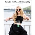 thumbnail image 4 of Portable Silent Mini Bladeless Fan Clip On, Small Fan Clip on for Shirt & Waist, Adjustable 3-Speed Suspended Whirlwind Fans, For Outdoor & Travel & Office, Travel Accessories, Gift, 4 of 7