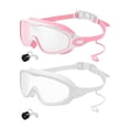 thumbnail image 2 of harper 2 Pcs Lunettes de Natation pour Hommes Femmes Adultes Grand Champ Résistantes à l'Eau Style g, 2 of 9